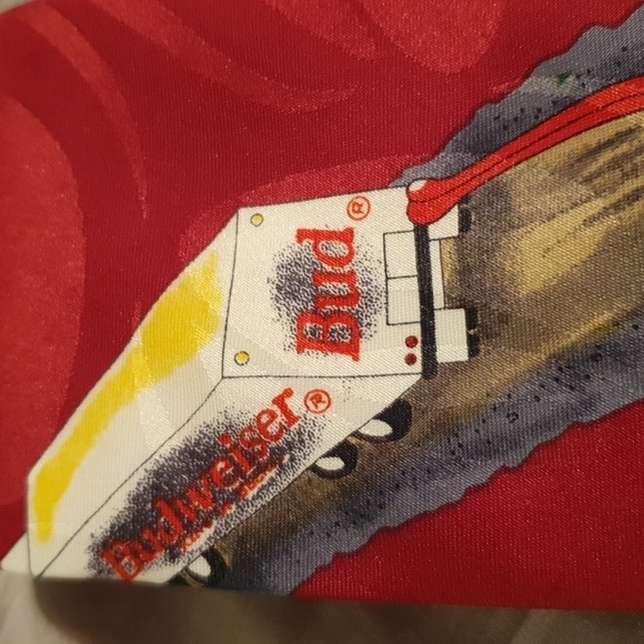 Vtg 1996 NWT Budweiser Frogs Necktie - Picture 3 of 5